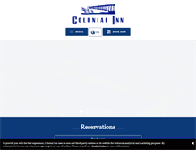 Tablet Screenshot of colonialinnmotel.com